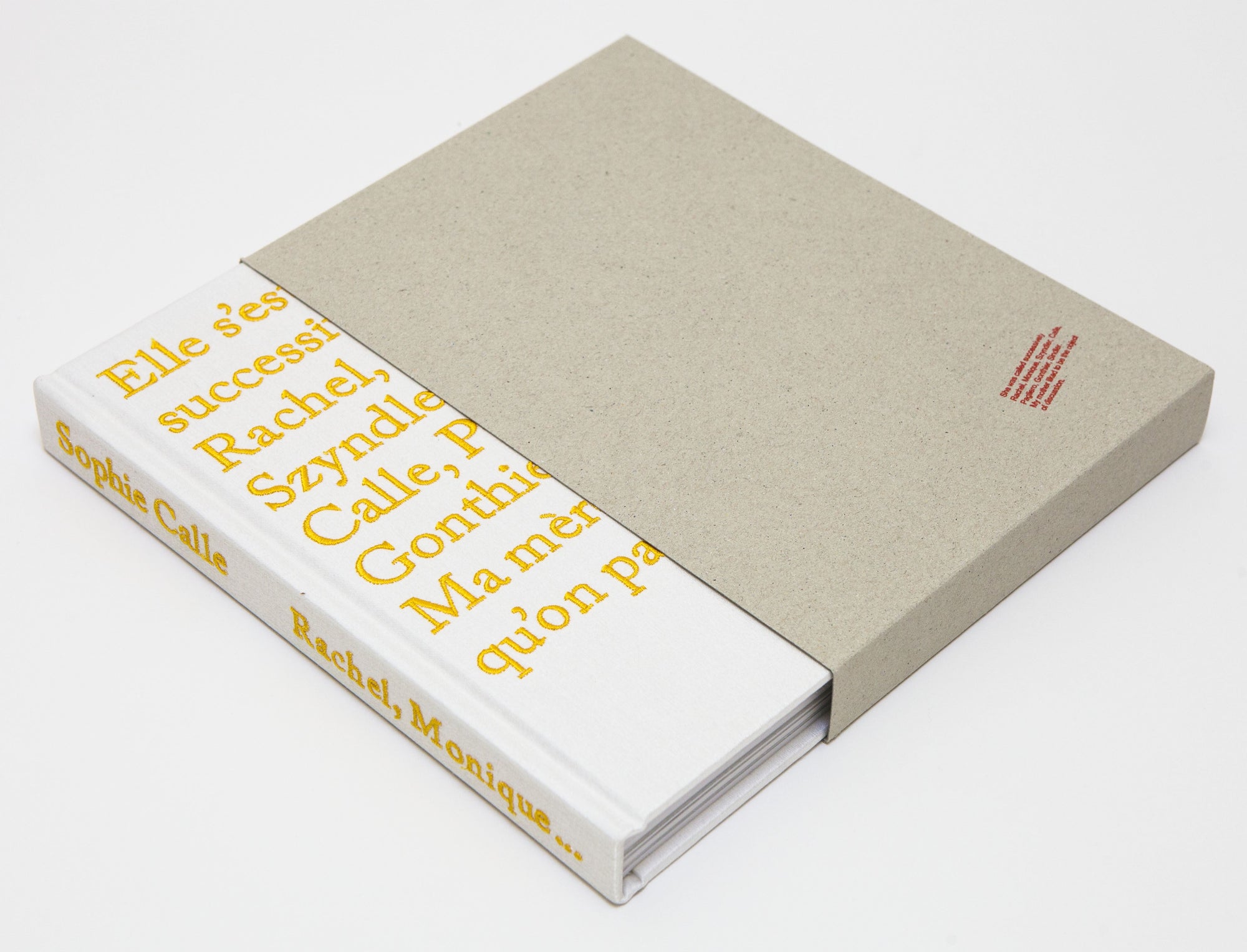 Sophie CALLE - Rachel Monique (Edition spéciale en anglais)