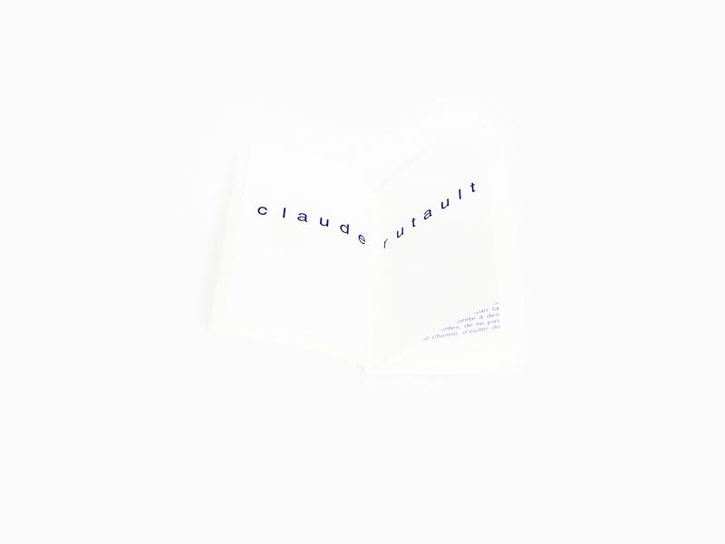 Claude Rutault - Marie Louise