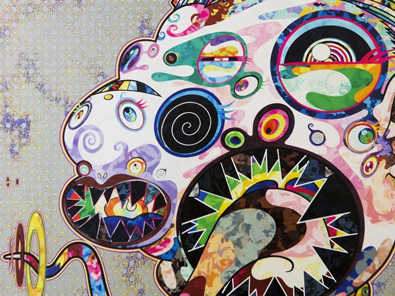 Takashi Murakami - Homage to Francis Bacon 2 (panneau droit homme)