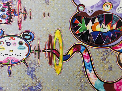 Takashi Murakami - Homage to Francis Bacon 2 (panneau droit homme)