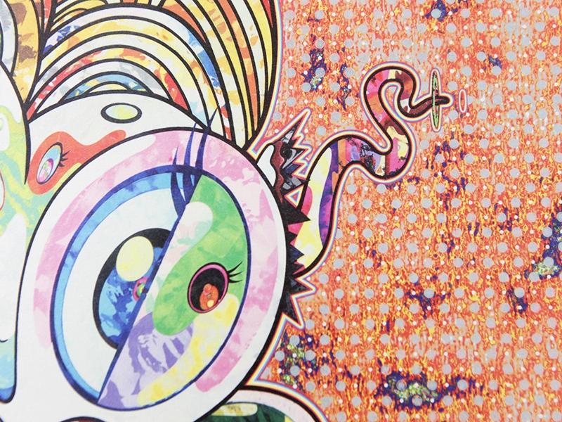 Takashi Murakami - Hommage à Francis Bacon 2 (panneau gauche femme)