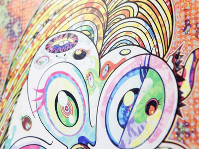 Takashi Murakami - Hommage à Francis Bacon 2 (panneau gauche femme)