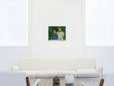 Claire Tabouret - Tegyu & Terrin (green) - poster standard