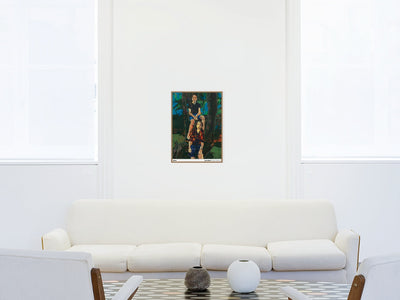 Claire Tabouret - Zino & Enea (blue) - poster standard