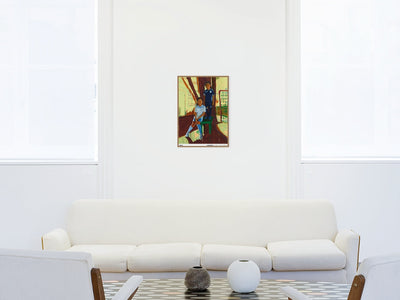 Claire Tabouret - Tegyu & Terrin in the garden - poster standard