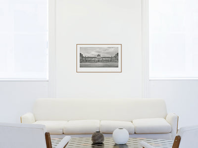 JR - Le Louvre revu par JR, (photo héliogravure noir et blanc)
