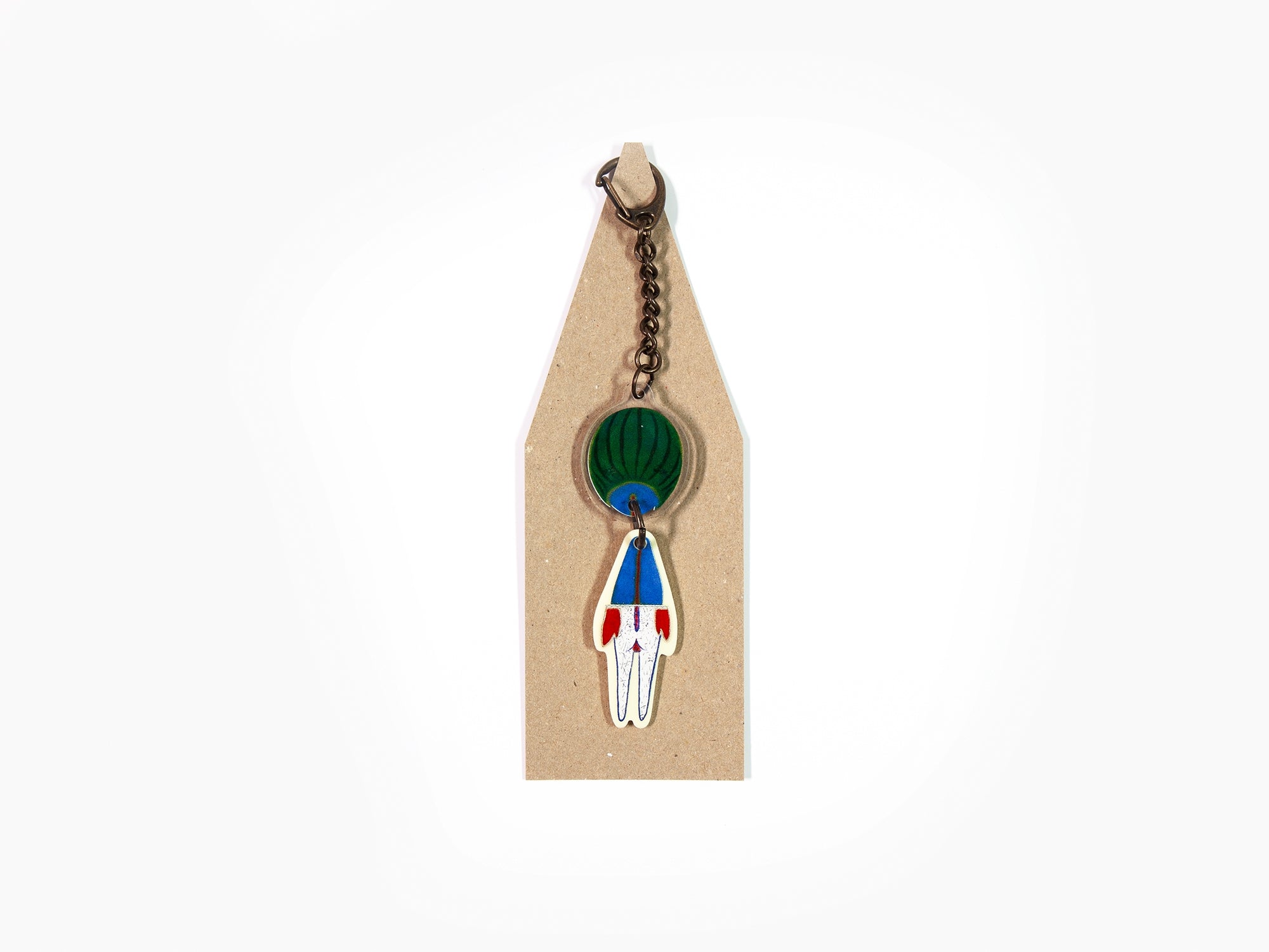 Izumi Kato - Porte-clés (vert & crème, ed. 300)