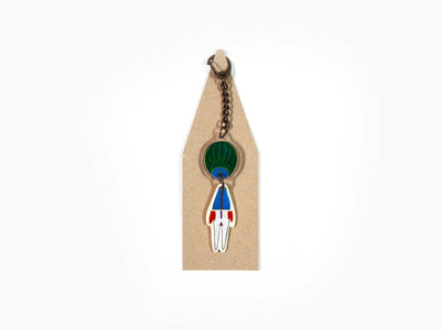 Izumi Kato - Porte-clés (vert & crème, ed. 300)