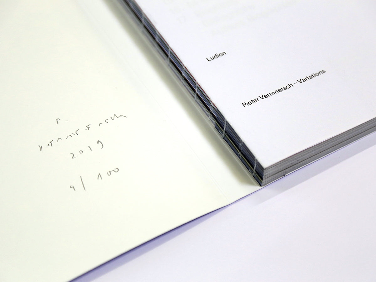 Pieter Vermeersch - Variations (édition de tête) - num. /100 et signé