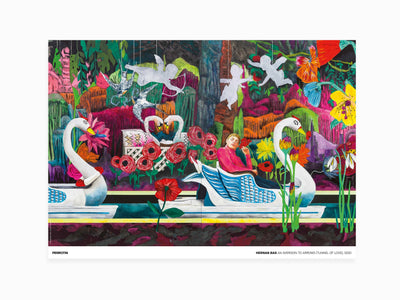 Hernan Bas - An aversion to Arrows, 2020 (poster signé)