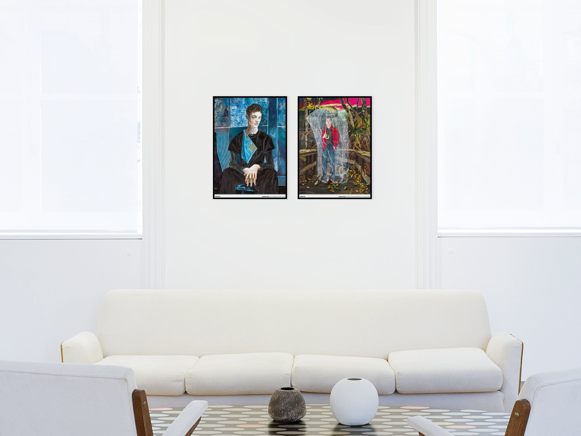 Hernan Bas - Adult security blanket, 2020 (poster signé)