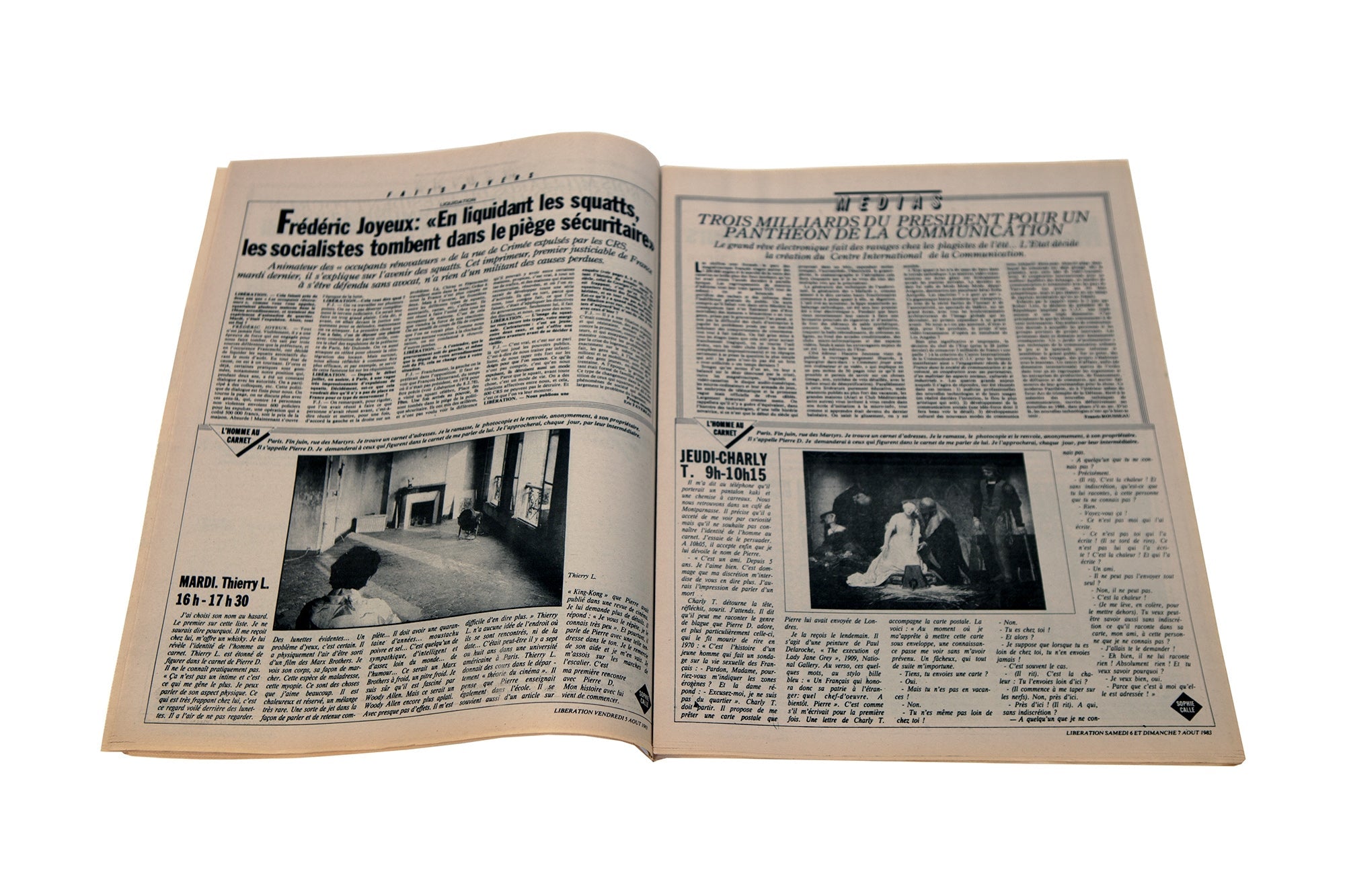 Sophie Calle - Libération