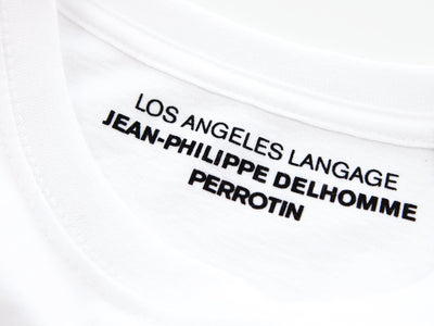 Perrotin x Jean-Philippe Delhomme - Los Angeles Language - T-shirt " Yellow Mustang 2 ".