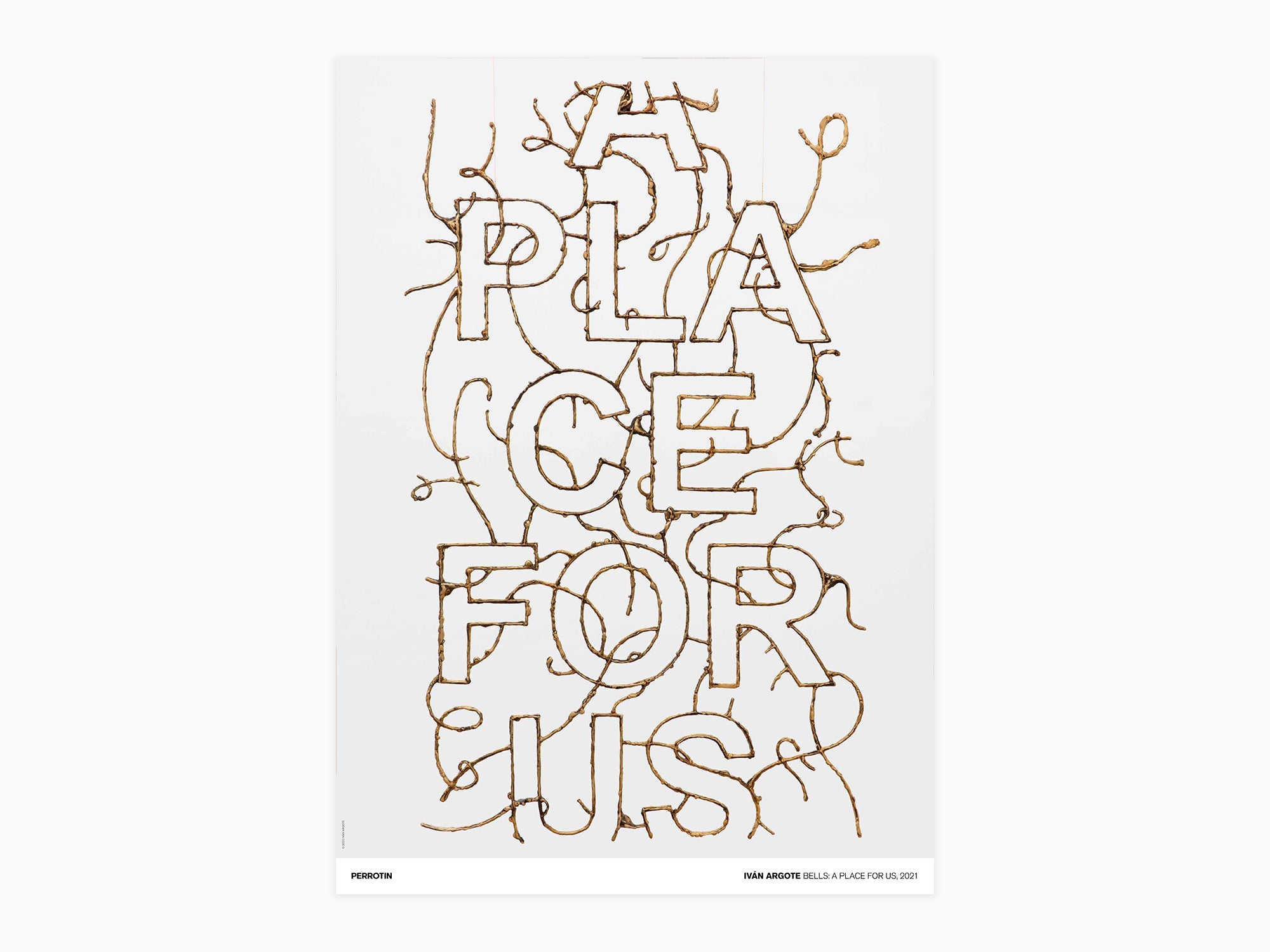 Ivan Argote - Bells : A Place For Us, 2021 (signé poster)