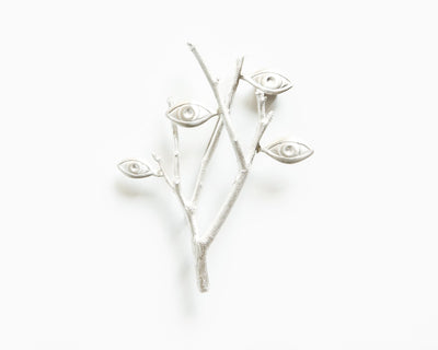 Laurent Grasso - Broche Panoptes (Argent)