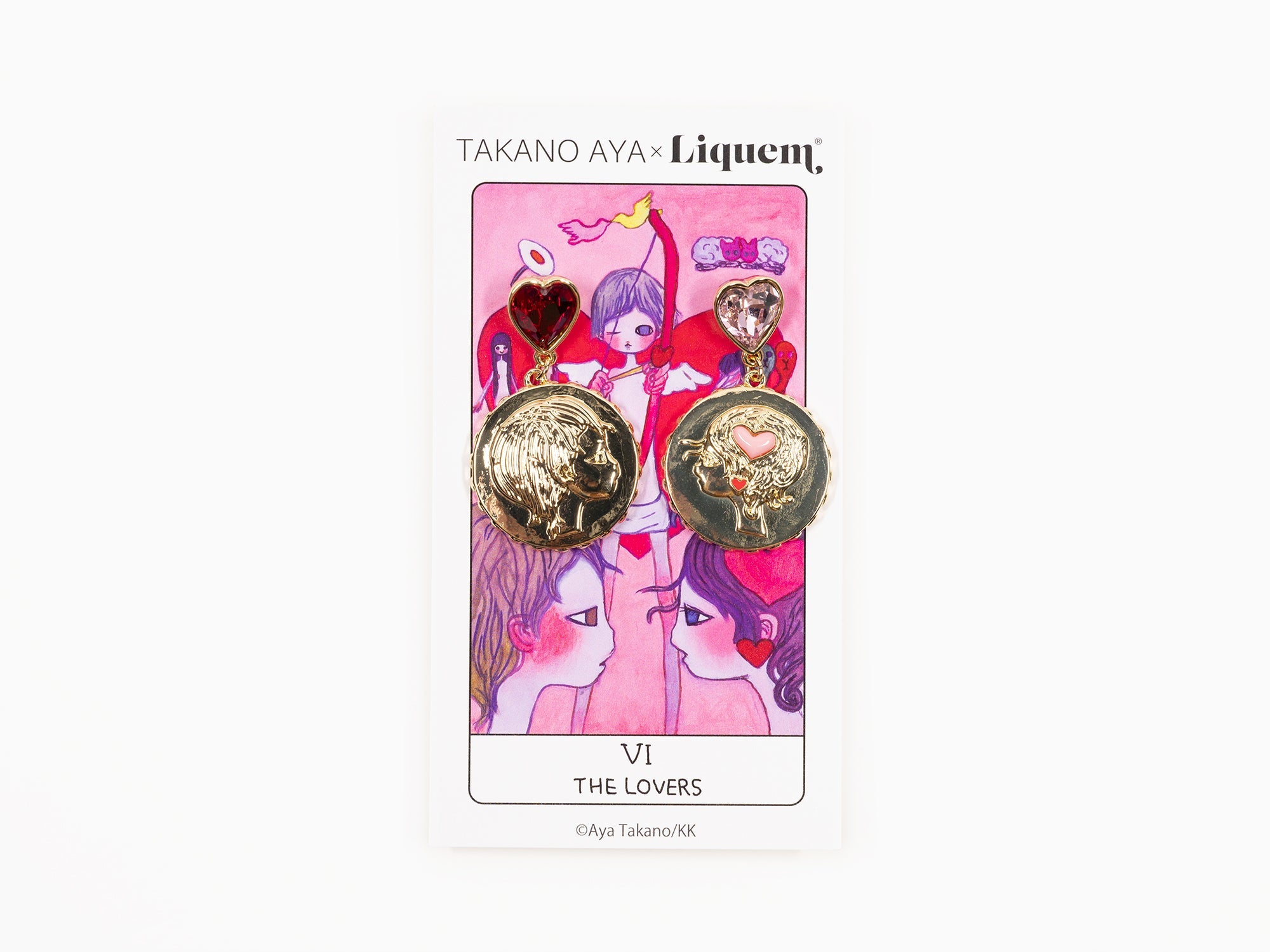 AYA TAKANO x Liquem - Boucles d'oreilles "The Lovers