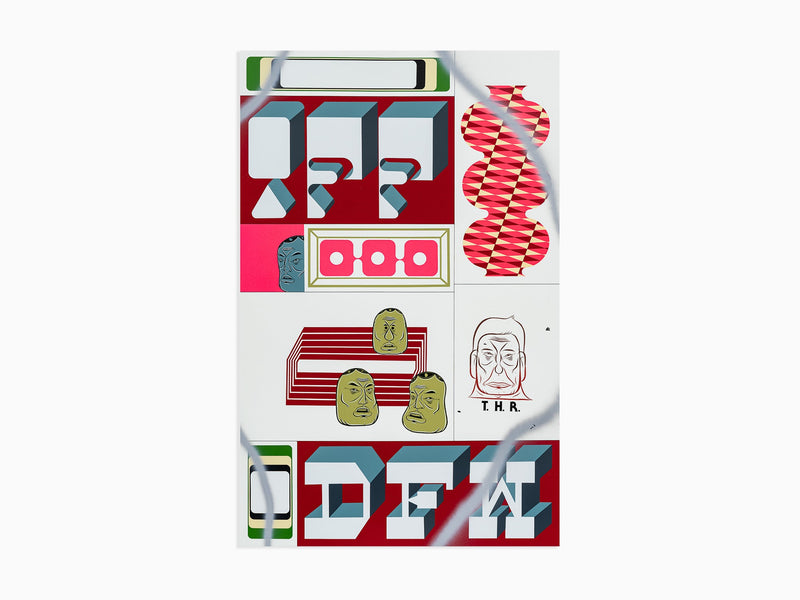 Barry McGee - Sans titre, 2023 (fini à la main)