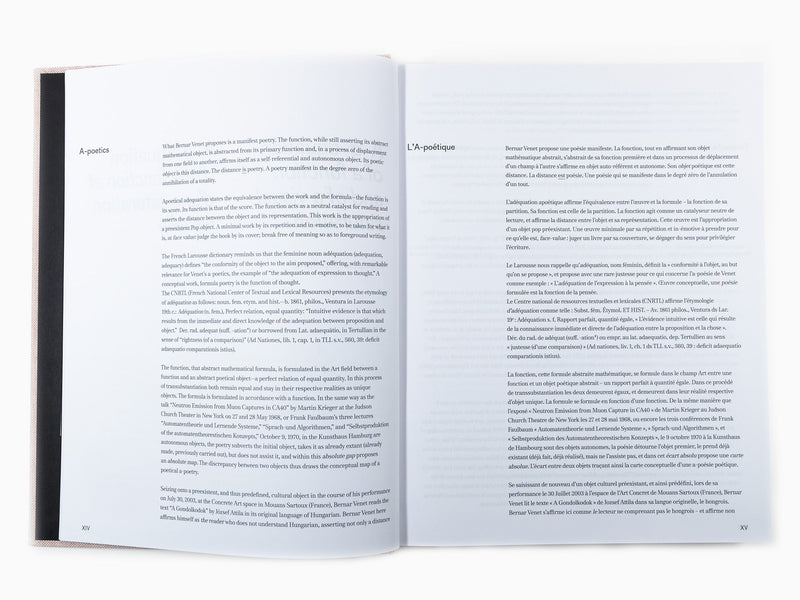 Bernar Venet - Poétique ? Poétique ?