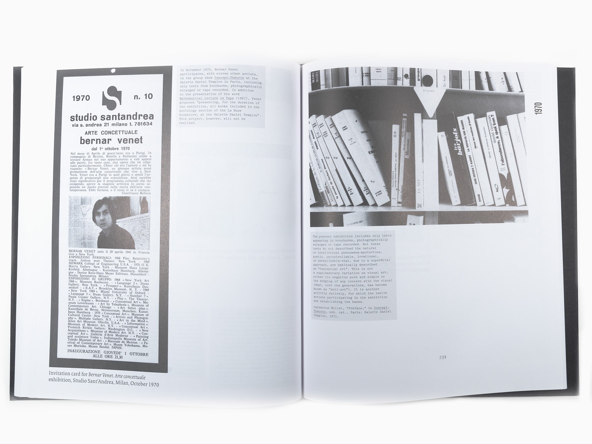Bernar Venet - Les années conceptuelles : 1966-1976