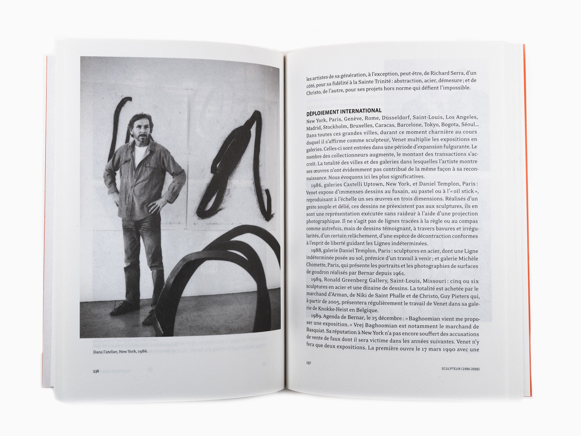 Catherine Francblin- Bernar Venet, Toute une vie pour l'art