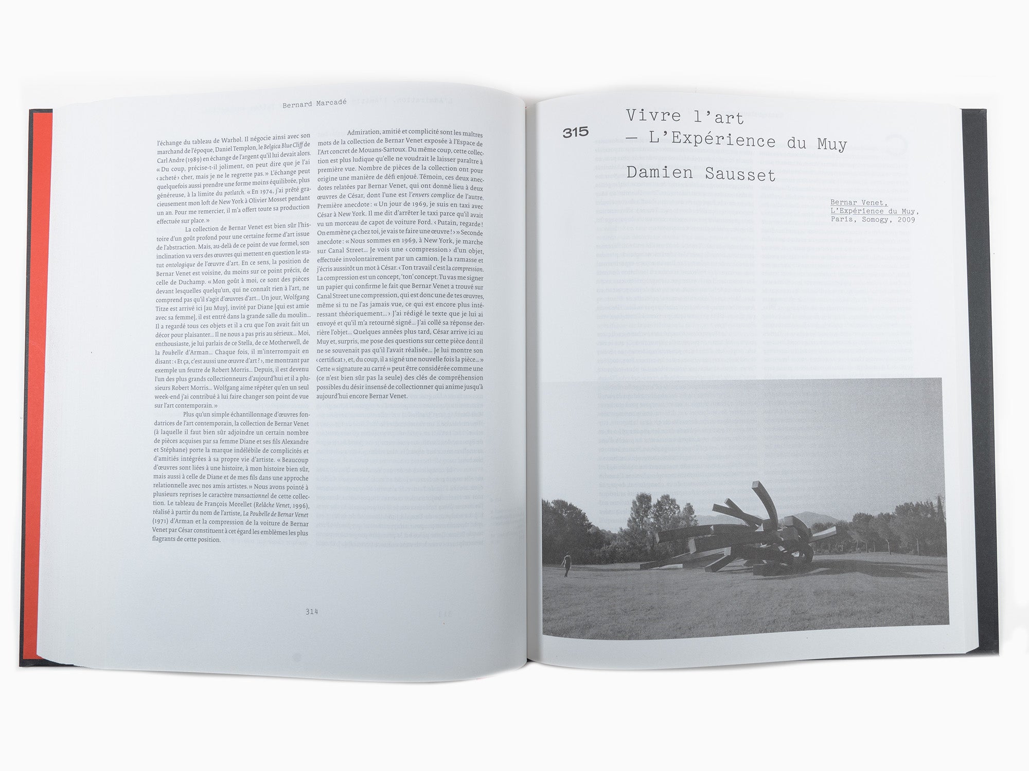 Bernar Venet - Sur Bernar Venet, une anthologie