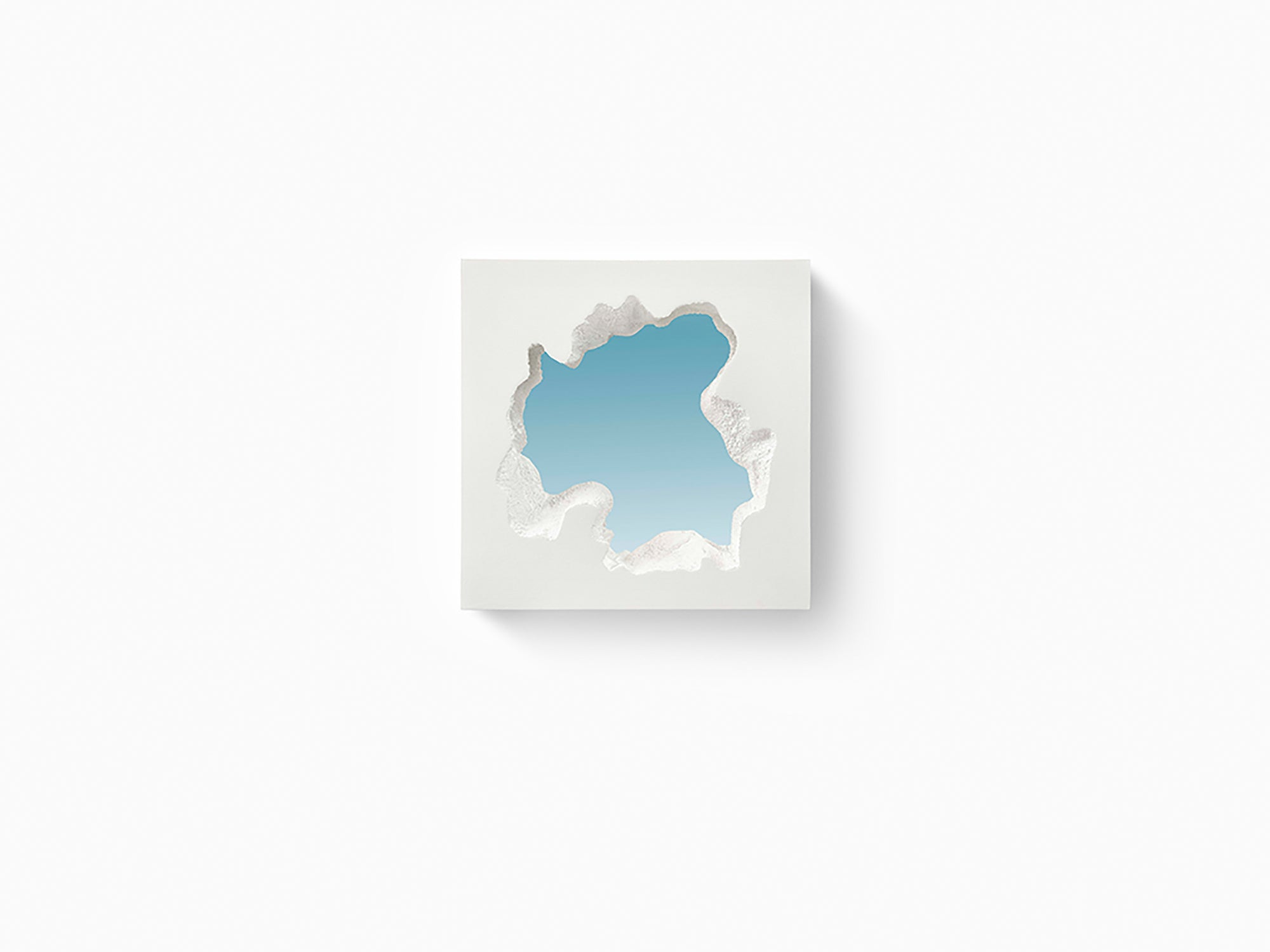 Snarkitecture - Miroir brisé carré blanc