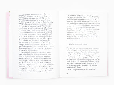 Maurizio Cattelan - 2000 mots