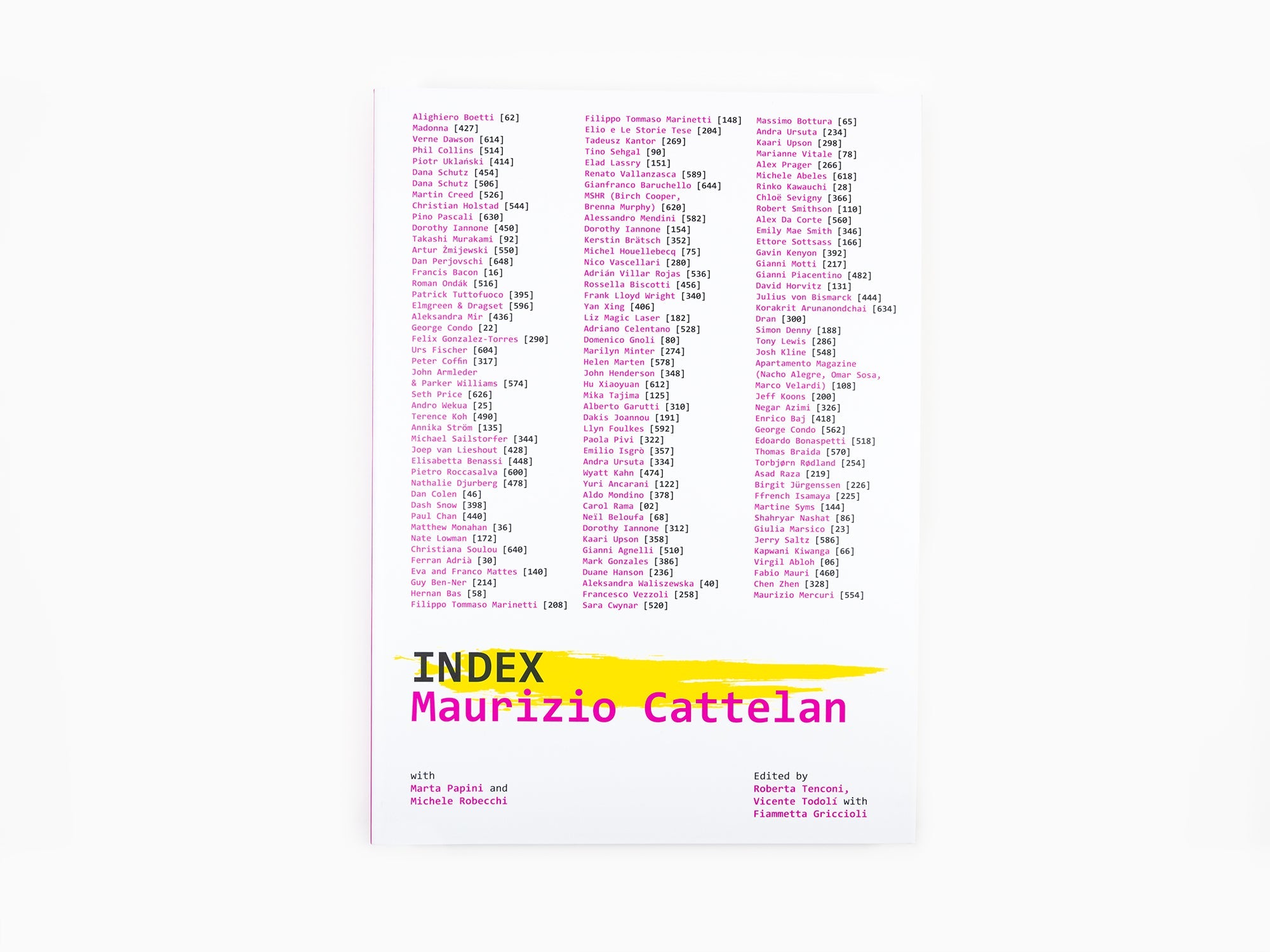 Maurizio Cattelan - INDEX