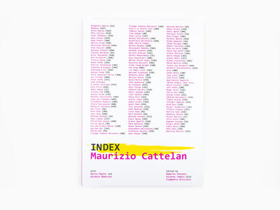 Maurizio Cattelan - INDEX
