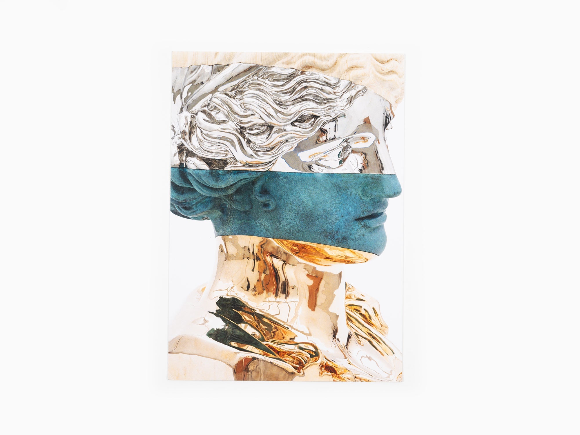 Daniel Arsham - Carte postale "Buste amalgamé de Melpomène, 2023"