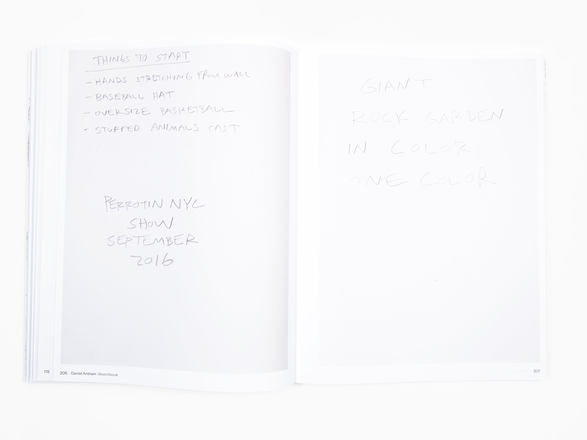 Daniel Arsham - Sketchbook