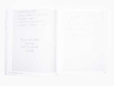 Daniel Arsham - Sketchbook