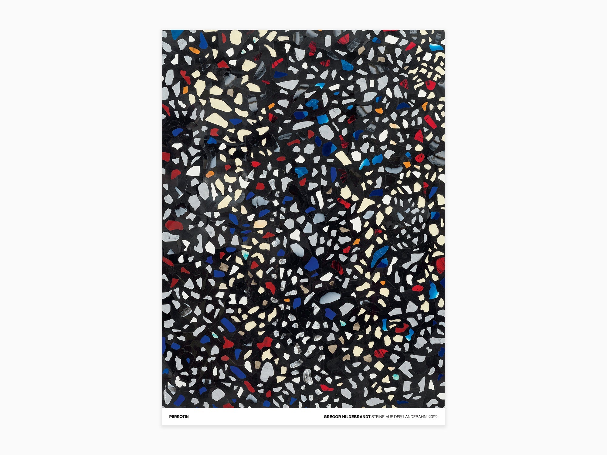 Gregor Hildebrandt - Steine auf der Landebahn, 2022 (standard poster)