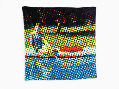 Alain Jacquet - Jacqueline au bord de la piscine - Drap de bain éponge ed. 1000