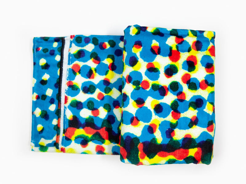 Alain Jacquet - Jacqueline au bord de la piscine - Drap de bain éponge ed. 1000