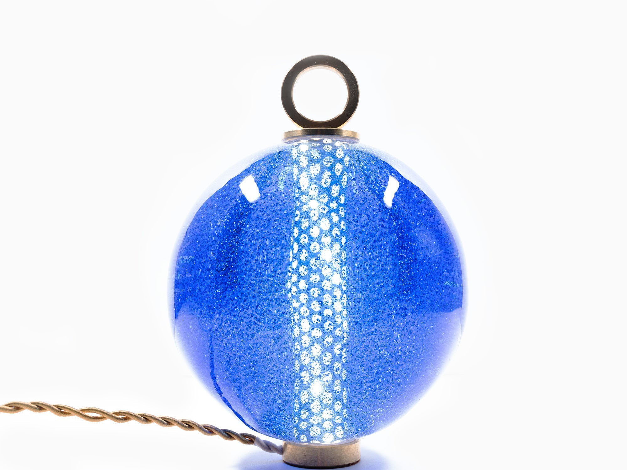 Jean-Michel Othoniel - Lampe perle Cobalt Mica 15cm (22EN201)