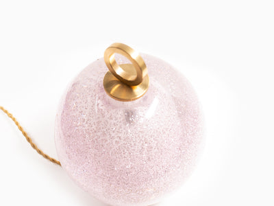 Jean-Michel Othoniel - Lampe perle Rose Mica 15cm (22EN106)