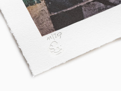 JR - 28 Millimètres, Women Are Heroes, Action dans la Favela Morro Providencia, Escalier, gros plan, Rio de Janeiro, Brésil, 2008