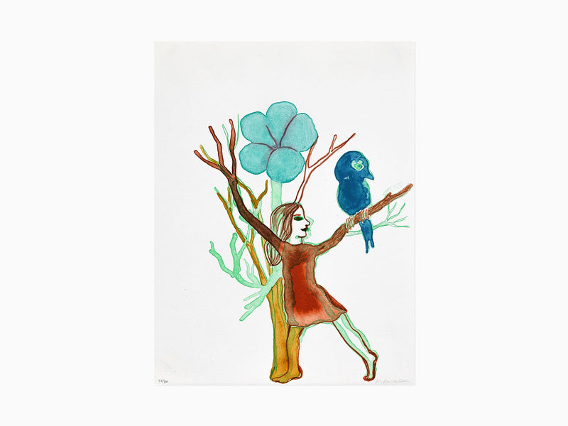 Klara Kristalova - Transformer with blue bird