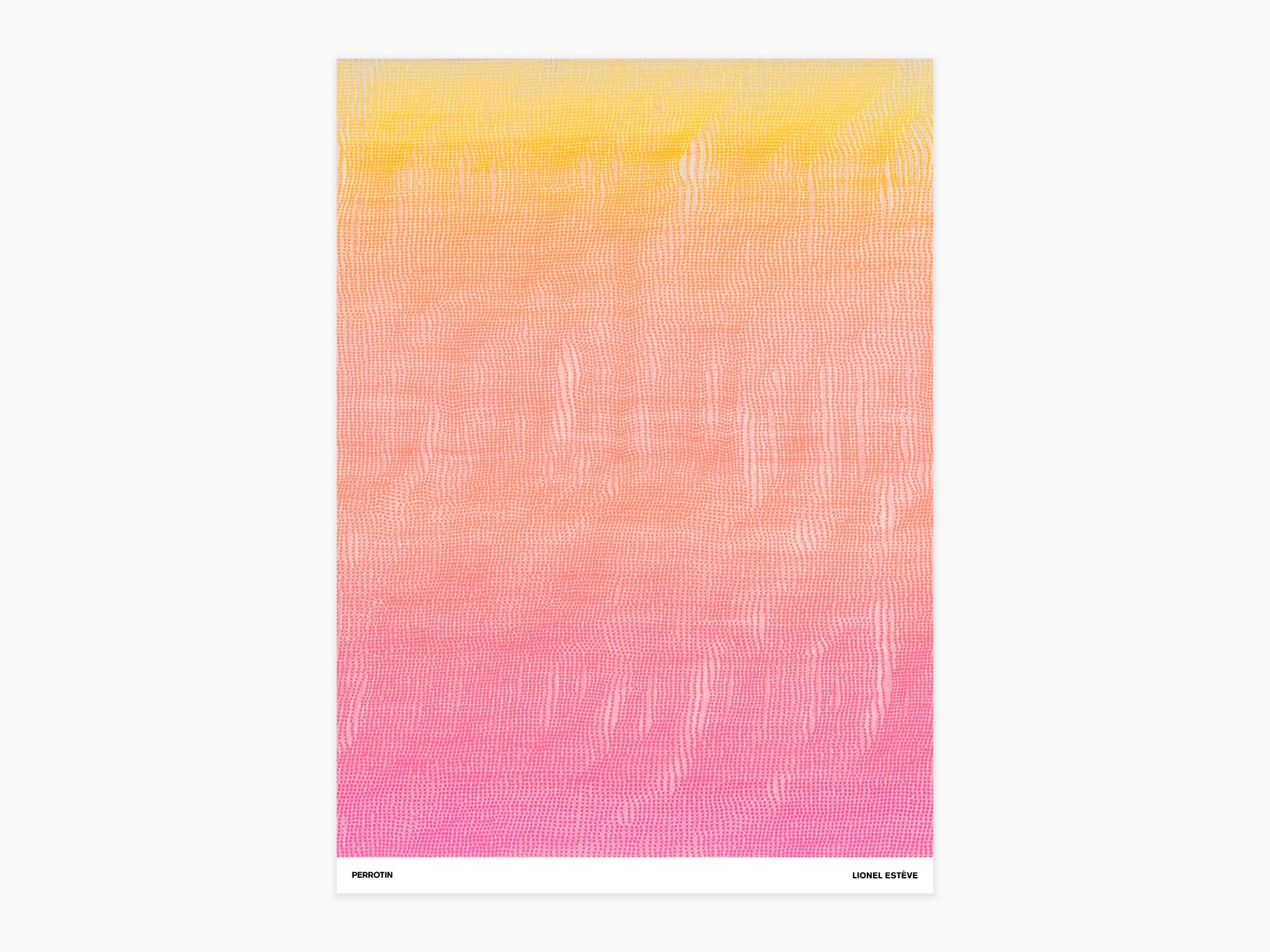 Lionel Estève - Untitled (poster signé)