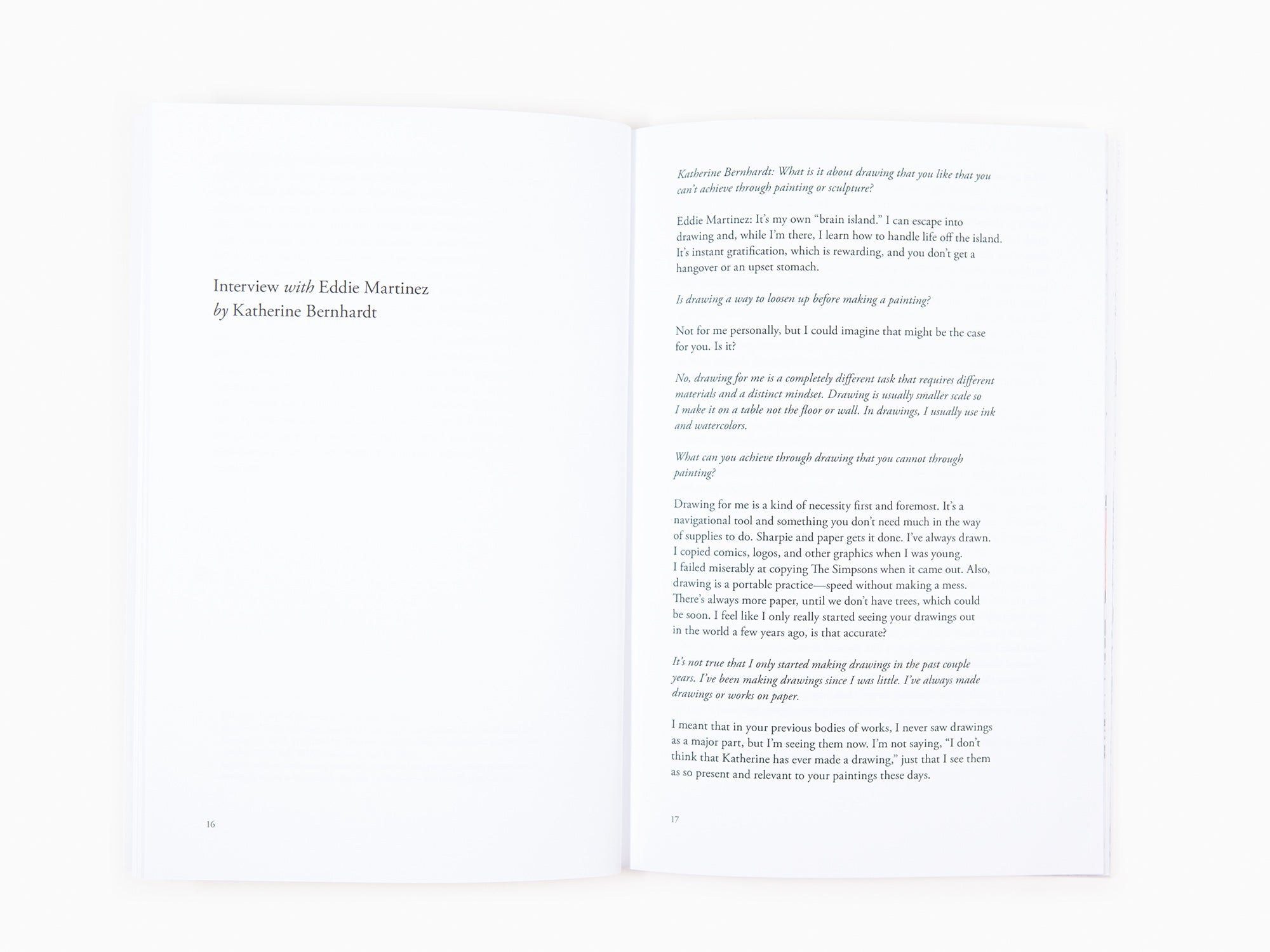 Eddie Martinez -Studio Wall (Drawing Center)