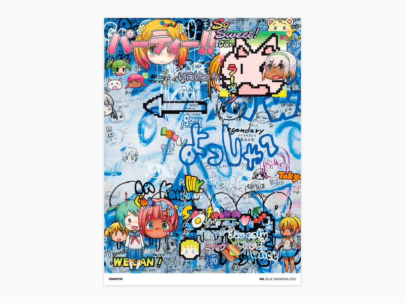 Mr. - Blue Tomorrow, 2023 (signé poster)