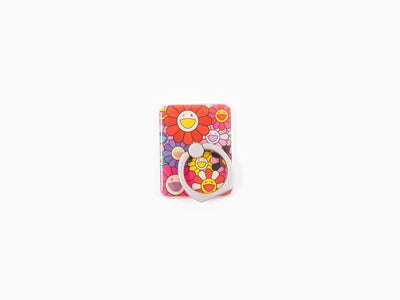 Takashi Murakami - Bague Smartphone fleur rouge