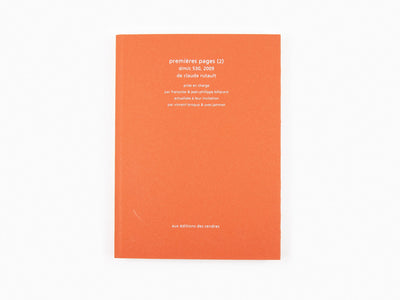 Claude Rutault - Premières pages (2) d/m/c 530