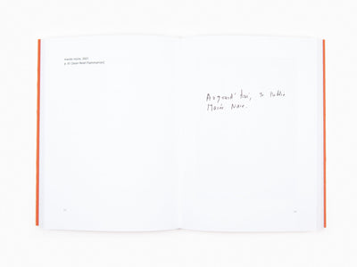 Claude Rutault - Premières pages (2) d/m/c 530