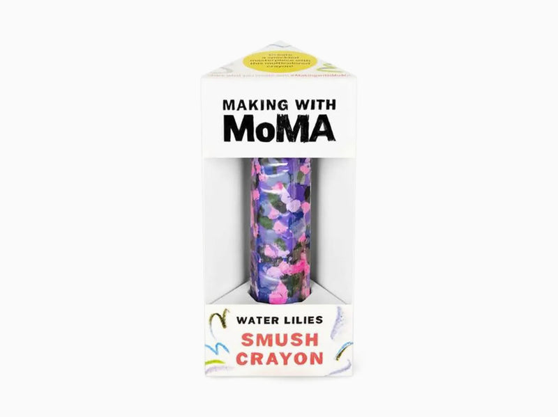 Making with MoMA - Crayon Smush Crayon des Nymphéas de Monet