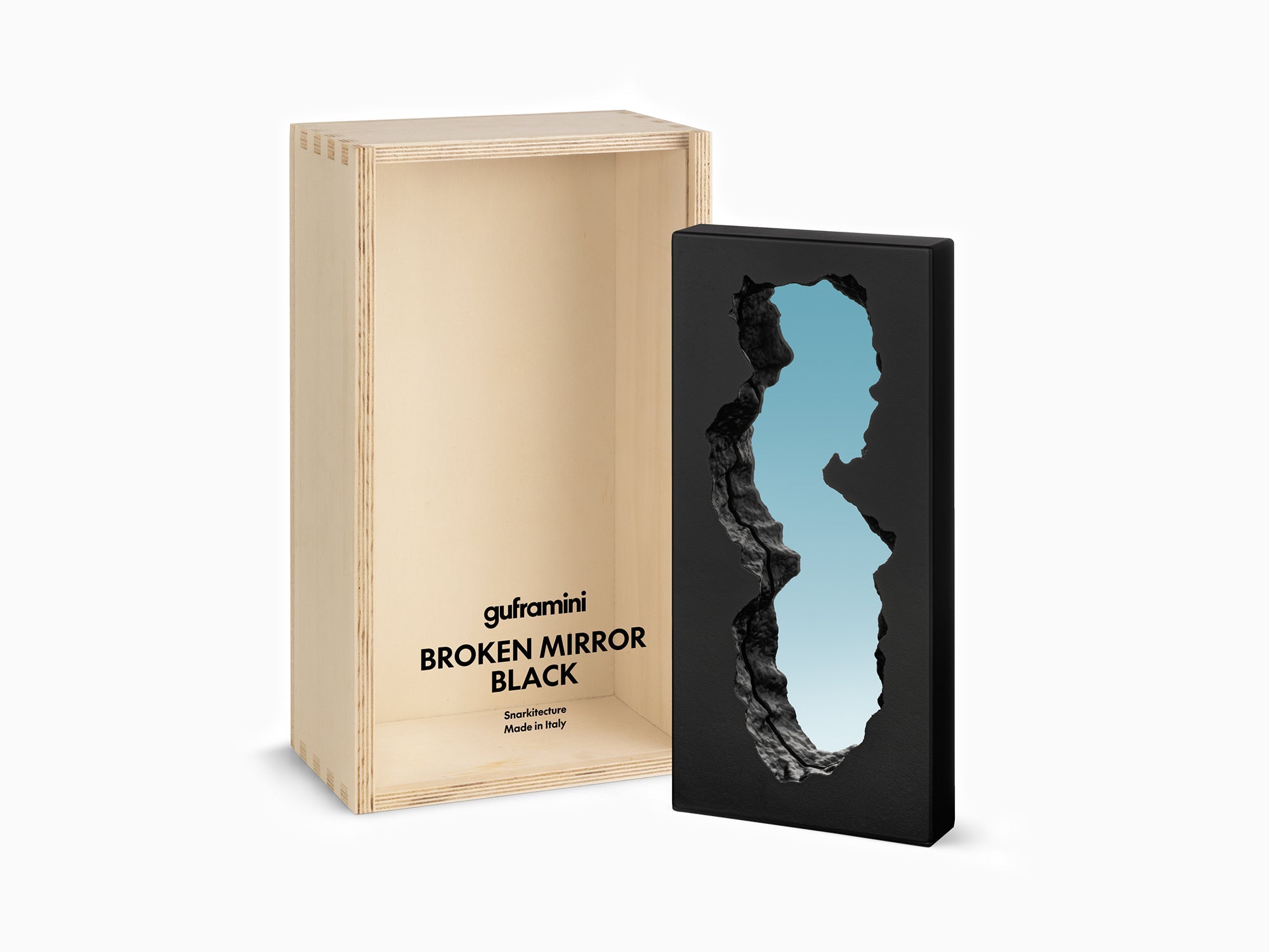 Snarkitecture x Gufram - Broken Mirror Guframini Noir