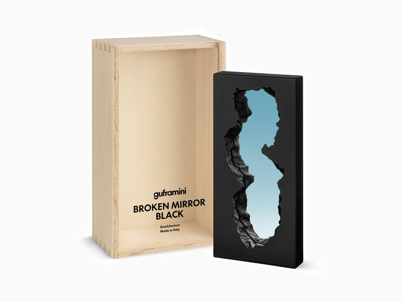 Snarkitecture x Gufram - Broken Mirror Guframini Noir