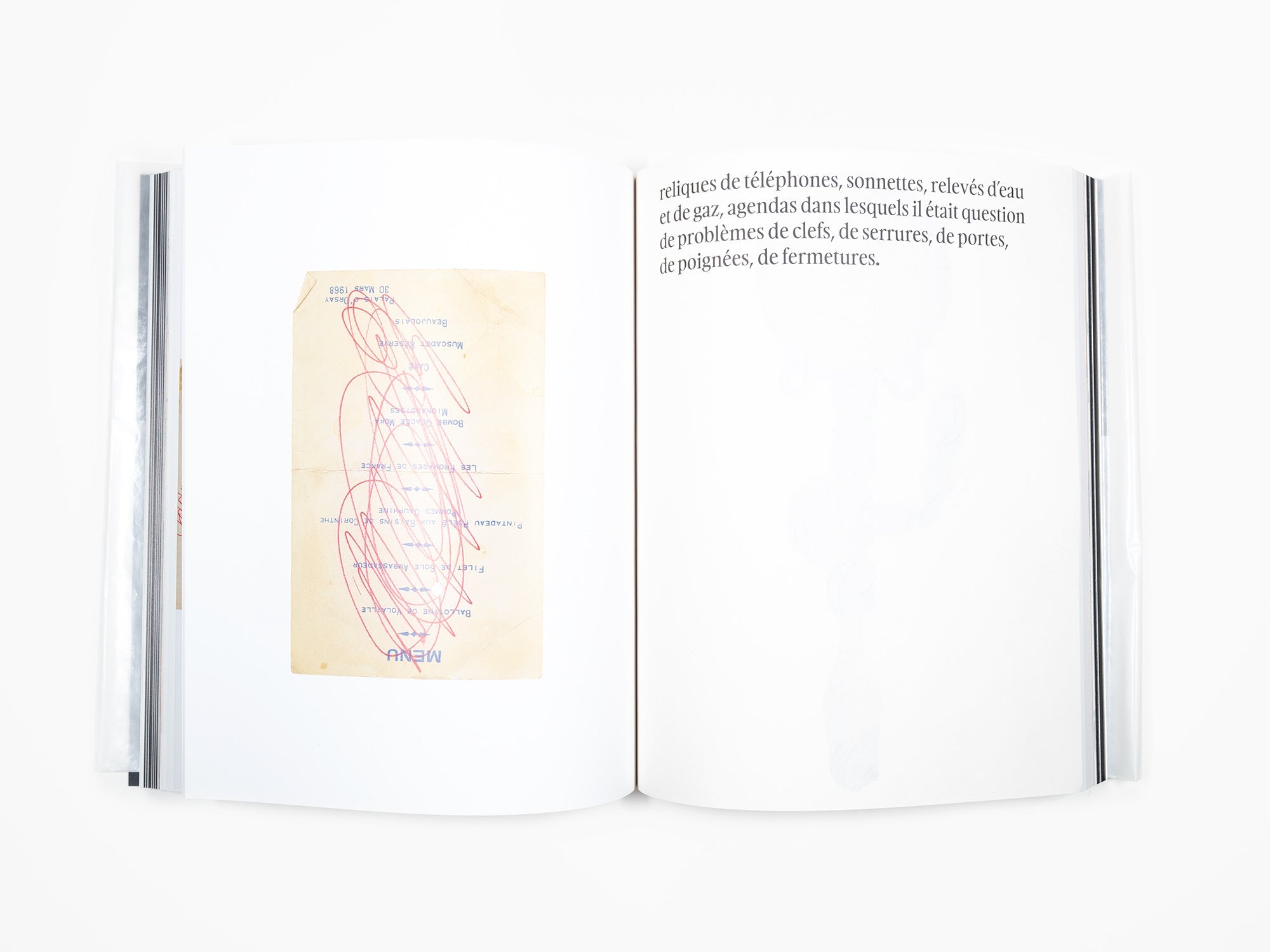 Sophie Calle / Jean-Paul Demoule - L'ascenseur occupe la 501