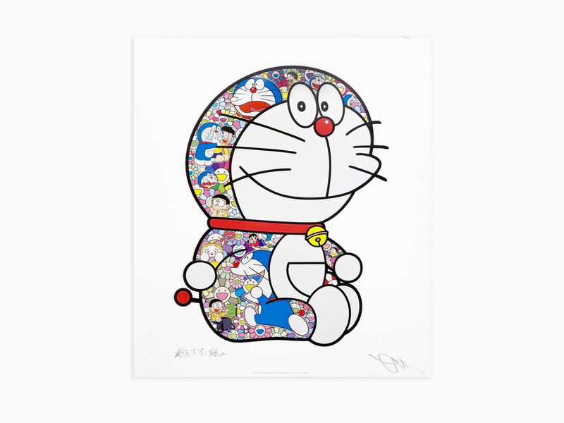 Takashi Murakami - Doraemon assis : "Yoo-hoo, Nobita !"